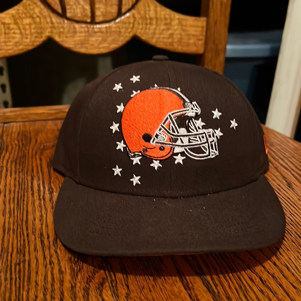 Cleveland browns low profile fitted hat 7 1/8.